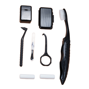 Prezzo di fabbrica all'ingrosso bretelle nere e allineatori scatola di immagazzinaggio di ortodonzia Kit di pulizia dentale Kit di igiene dentale per i denti - Product Image 2