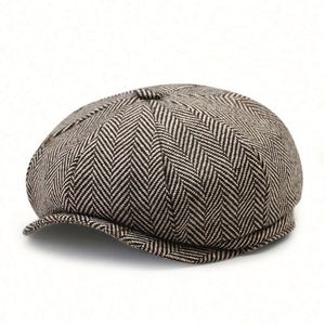 <b>Mens</b> and Women Fashion Driving <b>Flat</b> Newsboy <b>Cap</b> Ivy Hats <b>Men's</b> Beret Hats - Product Image 2