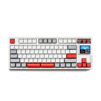 Clavier mécanique sans fil SKYLOONG GK87 Pro TKL USB-C Hot Swap avec rollover N-key et écran, clavier de jeu RGB pour Mac/Win