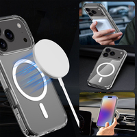 Étui magnétique pour iPhone 17 Pro, personnalisation, recharge sans fil, étui de téléphone portable pour iPhone 17 16 15 14 13 12 11