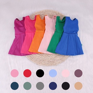 Ropa deportiva de yoga Ropa para niños Nueva llegada Sin mangas Ropa de fitness Falda Vestidos de tenis para niñ<span class=keywords><strong>as</strong></span> con pantalones cortos - Product Image 1