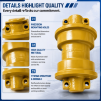 Rouleau de chenille 6T9883 9S0317 9W8706 pour bulldozer Caterpillar D4E D5 D6 D6D D6H D6R D6M D11N D7F D7R D8N et chenilles d'excavatrice D5G D7 D9T
