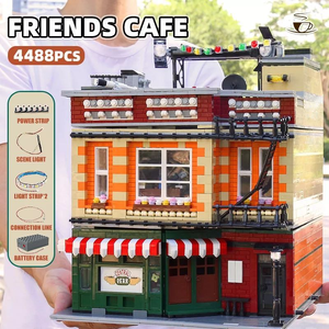 Mould King 16014 4488PCS Serie Street View, Cafetería Old Friends, Bloques de Construcción, Modelo de <span class=keywords><strong>Casa</strong></span>, Juguete Educativo Técnico, <span class=keywords><strong>Regalo</strong></span> Festivo - Product Image 4