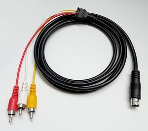 Cable AV <span class=keywords><strong>Mini</strong></span> DIN de 9 Pines a 3RCA Personalizado para Sega <span class=keywords><strong>Mega</strong></span> <span class=keywords><strong>Drive</strong></span> <span class=keywords><strong>2</strong></span> - Product Image 6