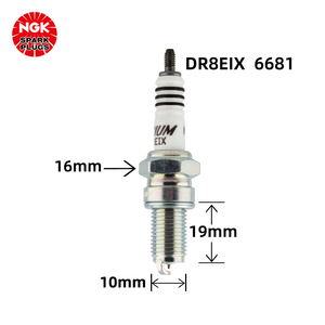 Bougie d'allumage NGK Iridium DR8EIX Convient pour Yellow River Small River Elephant 229/CG125 Magician Tianjian Wang Tibetan <span class=keywords><strong>Mastiff</strong></span> - Product Image 2