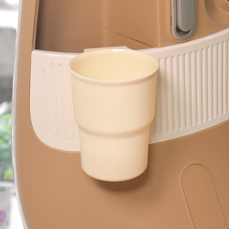 ที่วางแก้วสีเบจเรียบง่าย