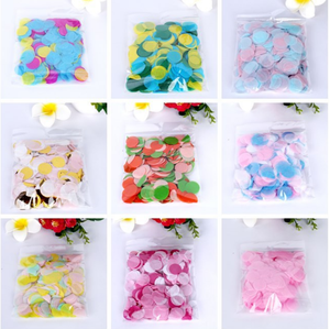 <span class=keywords><strong>Confettis</strong></span> en papier pour fête et mariage, colorés, cercles recyclés de 1 à 2,5 cm pour la décoration de <span class=keywords><strong>ballons</strong></span> et de boîtes cadeaux - Product Image 2