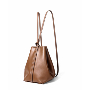 Sac seau à cordon personnalisé ODM en cuir PU souple, sac à bandoulière pour marques - Product Image 1