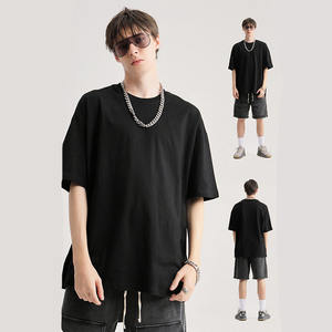 T-shirt à manches courtes en coton 100% 180g, coupe ample et décontractée, style streetwear, impression personnalisée, sérigraphie - Product Image 6