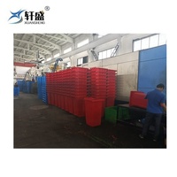 Vente directe d'usine en Chine Poubelle en plastique HDPE 240L Seau de stockage Conteneur pour poubelle à ordures 100L-120L Tailles disponibles
