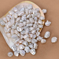 Perles de culture d'eau douce baroques naturelles de 9-11 mm, perles Keshi irrégulières en vrac pour la fabrication de bijoux, vente en gros