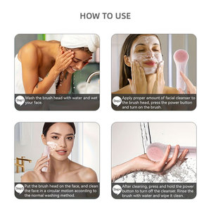 <span class=keywords><strong>Brosse</strong></span> <span class=keywords><strong>nettoyante</strong></span> faciale étanche IPX7 Sonic, rechargeable, nettoyage en profondeur, exfoliation, <span class=keywords><strong>brosse</strong></span> électrique pour le <span class=keywords><strong>visage</strong></span>, nettoyage des pores - Product Image 5