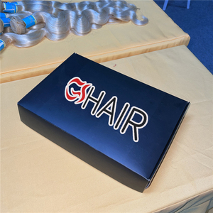 Custom Logo Brand Name Printed Hair Extension Packaging Box for A Wig Hair, Gift Box