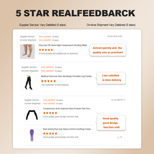 Iso13485 Nhà Máy Y Tế Cấp Linh Hoạt Bê Nén Tay Áo Chân Hỗ Trợ Vớ Cho Thể Thao 20-30mmHg - Product Image 6