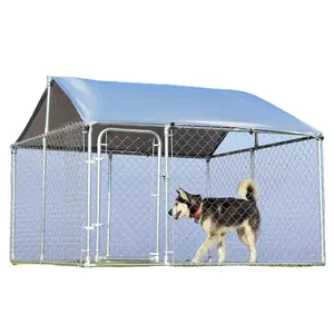 hot sale 10' x 10' x 6' cheap large outdoor dog run(professional manufacture in China)