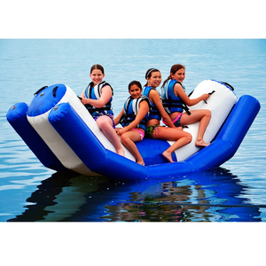 Bateau à bascule gonflable amusant pour parc aquatique, jeux aquatiques d'été, jeux aquatiques flottants pour lac et mer - Product Image 1