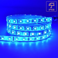 Bandes lumineuses LED ultra brillantes et étanches avec revêtement PU IP68 RGB DC24V, idéales pour les bateaux, les piscines et les aménagements paysagers