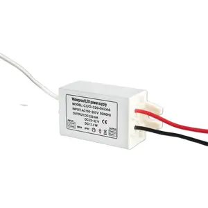 Mini fuente de alimentación IP67 350ma 320ma 300ma 280ma Controlador LED de corriente constante 12W/10W/9W/8W/7W/6W/5W disponible