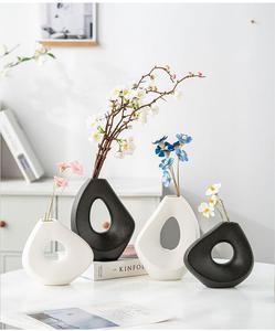 Piso DE LA MESA Decoración para el hogar Florero de porcelana Conjunto de jarrón <span class=keywords><strong>minimalista</strong></span> Florero de cerámica floral largo para <span class=keywords><strong>apartamento</strong></span> - Product Image 5