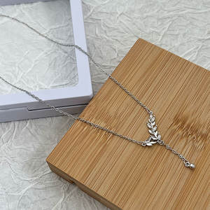 新款时尚设计蝴蝶造型大气女神项链奢华精致吊坠项链女 - Product Image 4