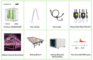 Cama Vertical personalizada para cultivo de plantas medicinales, estante móvil para cultivo - Product Image 3