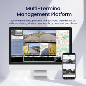 Khói cảm biến 7inch màn hình với 4-kênh 4 gam GPS Wifi mdvr và máy ảnh hệ thống giám sát với cmsv nền tảng - Product Image 5