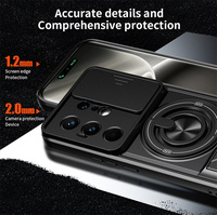 Coque de protection arrière pour téléphone portable Tecno Pova 8/Spark 50 Pro/Spark Slim, résistante aux chocs, en TPU + PC, avec accessoires magnétiques