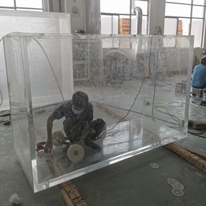 Personalizable UV Open-Air Natación Gran Acrílico Infinito Piscina Hogar Natación Acrílico Panel Lateral para Villa Privada Hotel - Product Image 5