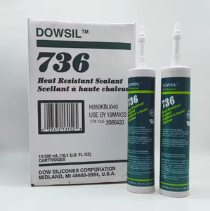 กาวซิลิโคนทนความร้อนสูง SL DOWSIL 736 RTV ชนิดแห้งเร็ว สีแดง สำหรับปะเก็นเตาอบและท่อไอเสีย - Product Image 3