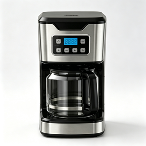Cafetera de Goteo Semiautomática, 5 Tazas, 1.8L, Función Mantener Caliente, Enchufe Múltiple 110 a 240V, para Cocina y Hogar - Product Image 3