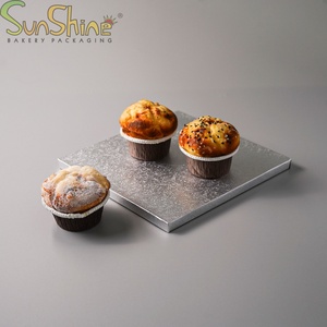 Plateau à gâteau rond et rectangulaire en carton ondulé de 4, 6, 8, 10, 12, 14 pouces – Prix de gros - Product Image 3