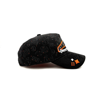 Casquette de baseball unisexe de haute qualité à 5 panneaux avec logo brodé 3D, personnalisable, style urbain, vente en gros, Gorras Scream