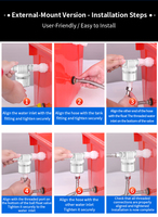 Vanne flottante en plastique anti-oxydation, régulation précise, pour systèmes de distribution d'eau des toilettes