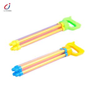 Chengji Mainan Pasir & Pantai Luar Ruangan Musim Panas Mainan Penyemprot Pistol Air Nosel Empat untuk Anak-anak dan Dewasa Senapan Air Tekanan Tinggi Musim Panas - Product Image 2
