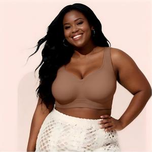 <span class=keywords><strong>Reggiseno</strong></span> Senza Ferretto in Gel Solido per Donna, Taglie Forti, Senza Cuciture, Traspirante, Copertura Totale, Push-Up, Confortevole - Product Image 5