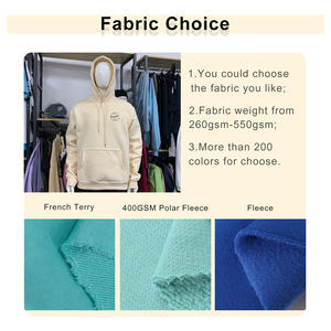 Sweat-shirt à capuche unisexe, taille lourde, écologique, basique, 80% coton, 20% polyester, couleur unie, épaules tombantes sur le devant - Product Image 3