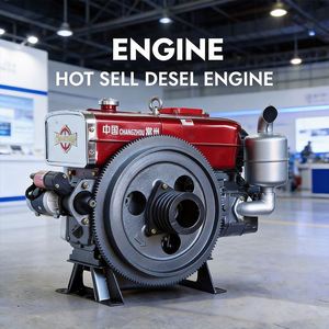 Moteur diesel monocylindre 4 temps refroidi par eau Aokai ZS1100M à démarrage électrique 8-60 CV Euro 3 pour bateau agricole 1,0 L - Product Image 1