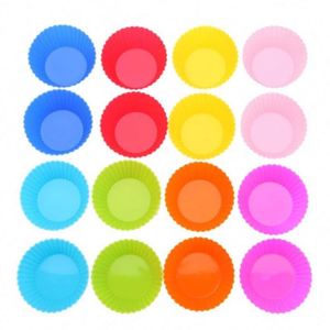 <b>Silicone</b> Cake Cup New Arrival <b>Silicone</b> <b>Baking</b> Cups Reusable Muffin Liners Non-Stick Cup Cake Molds Set - Product Image 4