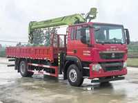 Grue mobile sur camion Sinotruk HOWO Zoomlion CLW 8 tonnes à flèche télescopique hydraulique à 5 sections, moteur Weichai, pompe, boîte de vitesses, 17,5 m