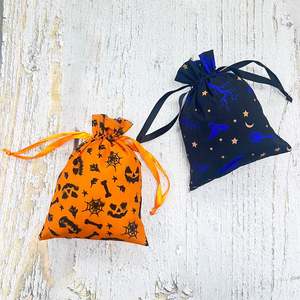 Bolsas de Regalo de Algodón con Cordón para Halloween, Bolsitas para Pulseras, Relojes, Anillos, Pendientes, Decoración - Product Image 1