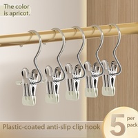 Clip multifonctionnel en acier inoxydable pour chapeaux, jupes, pantalons, vêtements - Passe au lave-vaisselle, qualité alimentaire, design invisible