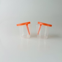 Suministros de Laboratorio, Vaso de Muestreo Espiral Desechable y Estéril con Tapa, Vaso de Orina de Plástico