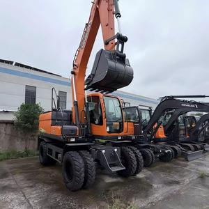 Excavatrice sur roues Doosan DX150W-9C d'occasion de haute qualité, modèle 2019, moteur 103KW, capacité de la benne de 0,57m, vente d'occasion - Product Image 2