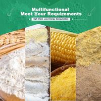 Moulin à farine à rouleaux monophasé sans poussière de 0,2 à 0,6 tonne à vendre, pour le broyage du tapioca, des céréales, du maïs