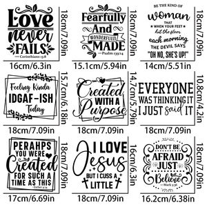 Kaus wanita Applique, Kaus wanita dekorasi pakaian stiker Transfer panas cetak DIY berbagai pola huruf - Product Image 3