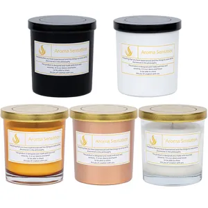 Yoga Aromatherapy Relaxation Calm Candle Home Room Romantic Scented Candles In Glass