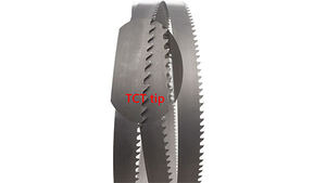 Hoja de sierra de cinta con puntas TCT de acero inoxidable para cortar metales de muy alta dureza - Product Image 6