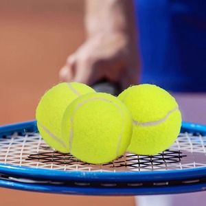 Balles de tennis standard durables, balles de sport moelleuses pour l'entraînement des enfants, jouets pour chiens, recharges pour lance-balles, portables, diamètre 90 mm - Product Image 3