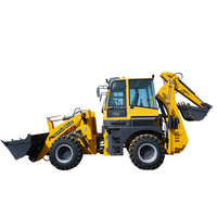 Usine CE EPA 4WD mini chargeuse-pelleteuse tout-terrain diesel chargeuse-pelleteuse tout terrain 2.5ton MR30-25 avec chargeur frontal