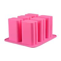 Moule à savon en silicone rectangulaire personnalisable MUYULINS à 6 cavités, qualité platine, antiadhésif, LFGB sans BPA